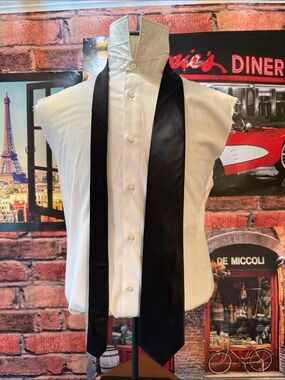 Nubio Classic Black Satin Tie